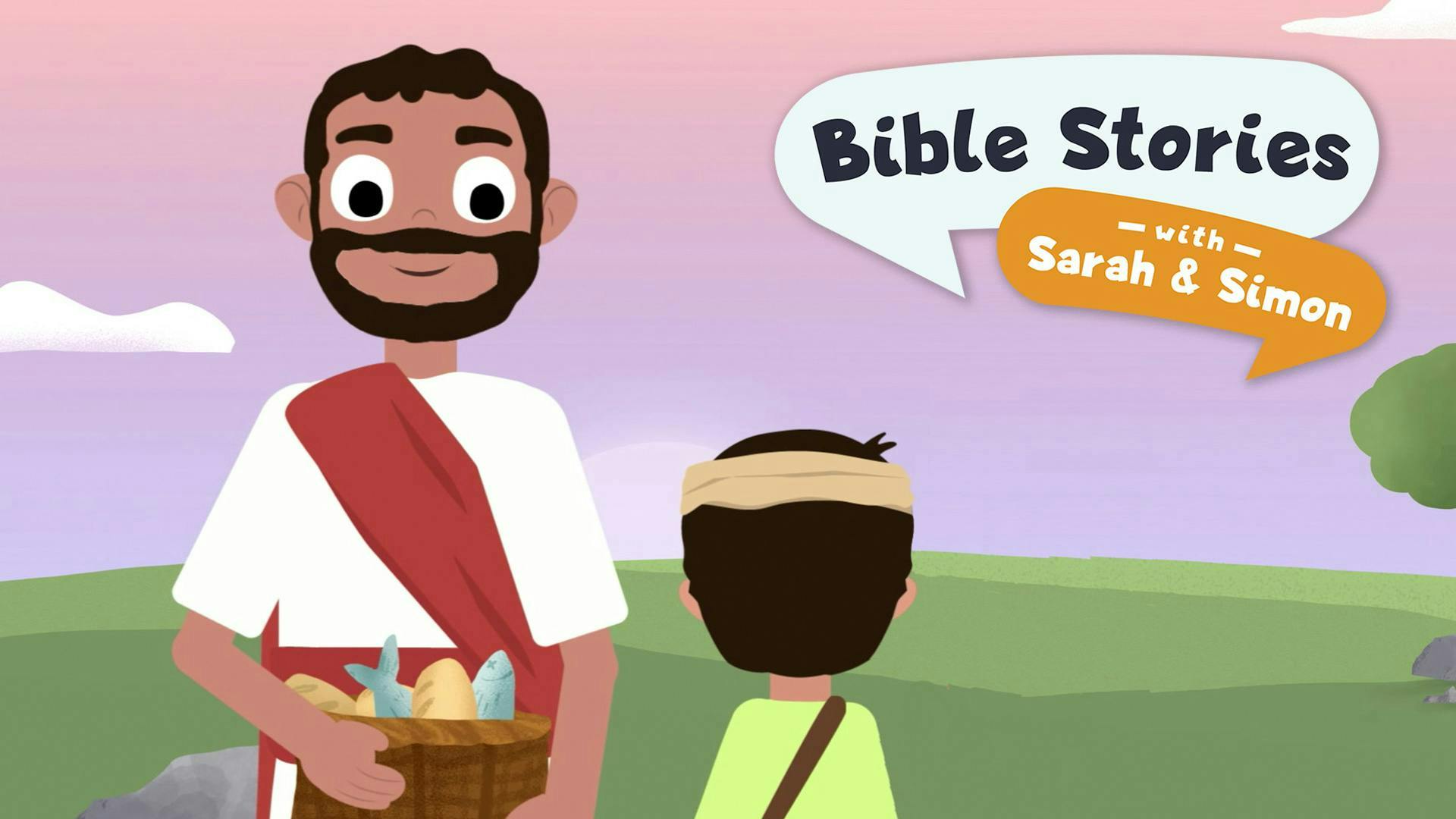 Jesus feeds five thousand people